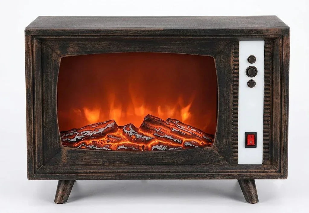 Retro Tv Fireplace