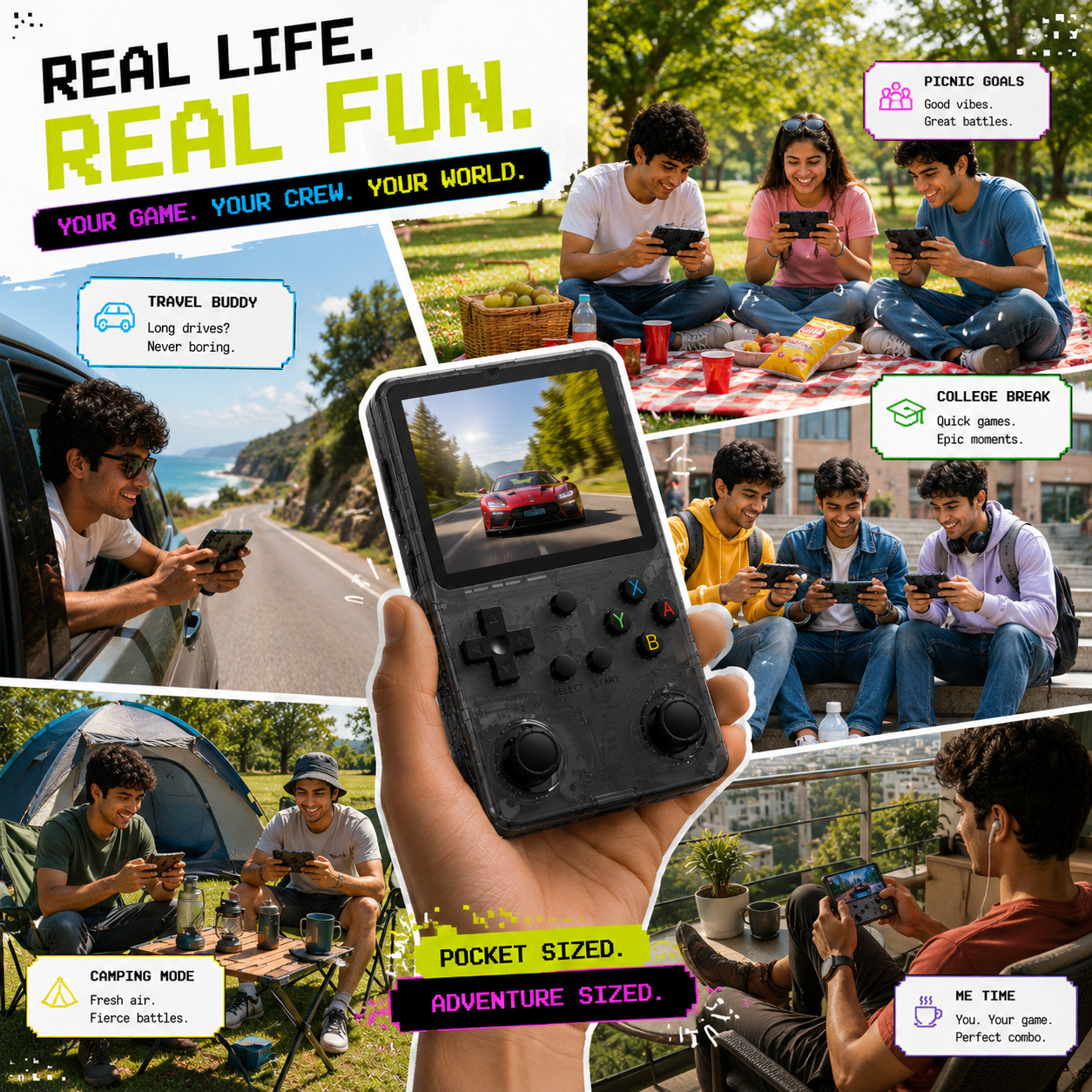 Retro Handheld Game Console