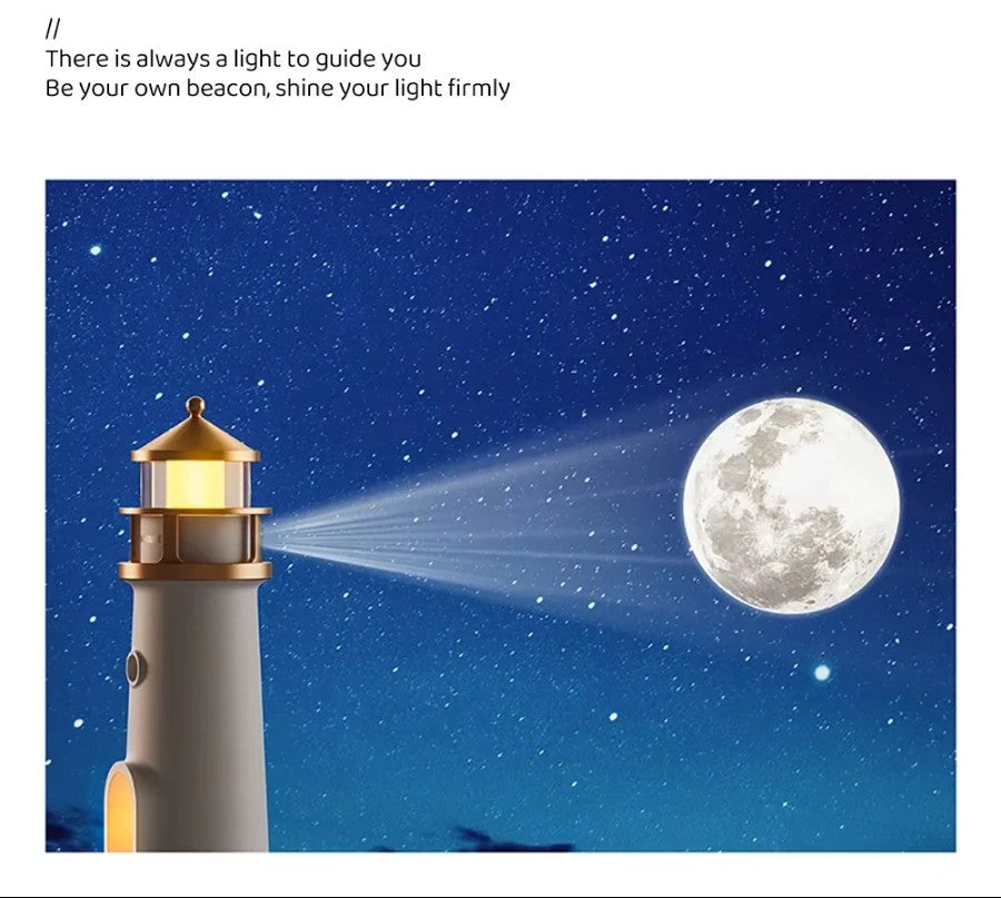 Lighthouse Lamp projector and Speaker