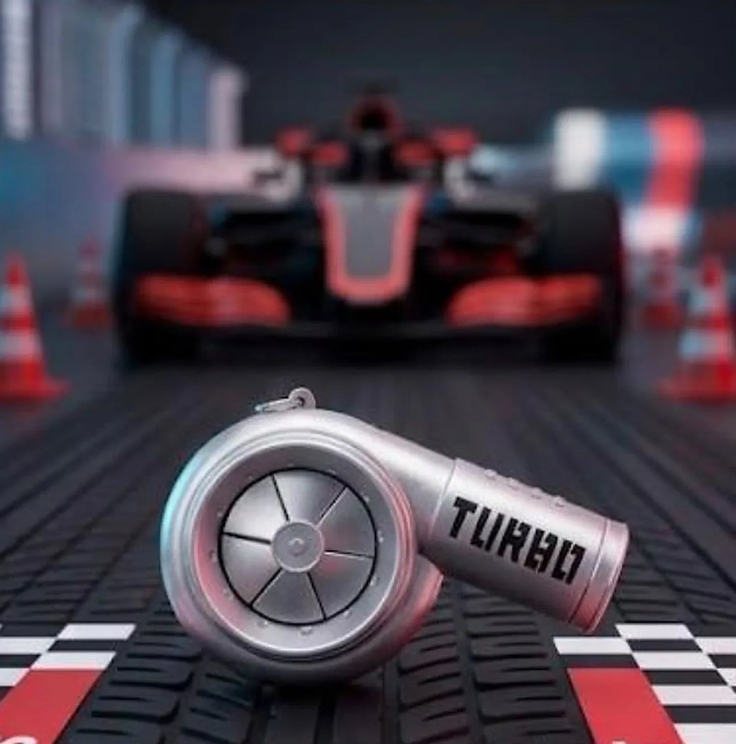 Turbo Whistle Keychain