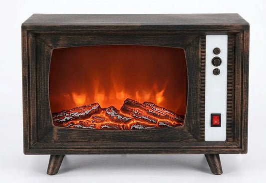 Retro Tv Fireplace